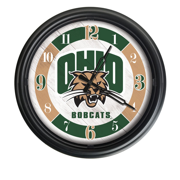 Ohio Bobcats Logo LED Clock | LED Outdoor Clock