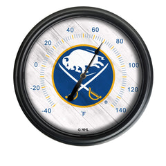 National Hockey Leagues Buffalo Sabres Indoor/Outdoor Thermometer with LED Lights