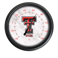 Texas Tech University Officially Licensed Logo Indoor - Outdoor LED Thermometer