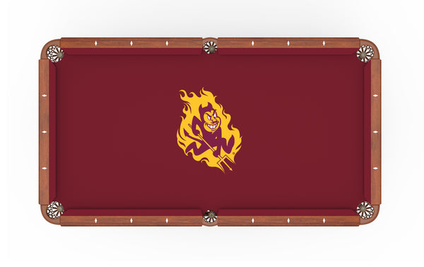 Arizona State Sparky Logo Billiard Cloth