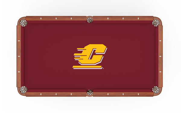 Central Michigan Logo Billiard Cloth