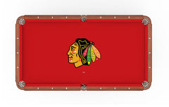 Chicago Blackhawks Pool Table Billiard Cloth