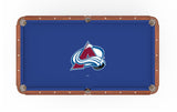 Colorado Avalanche Logo Billiard Cloth