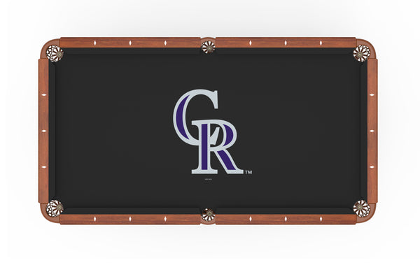 Colorado Rockies Major League Baseball Logo Billiard Cloth