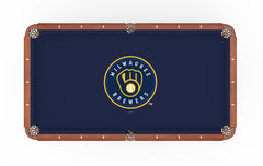 Milwaukee Brewers Major League Baseball Logo Billiard Cloth