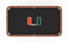 University of Miami Pool Table Billiard Cloth