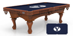 Brigham Young Logo Billiard Cloth