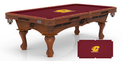 Central Michigan Logo Billiard Cloth