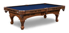 Notre Dame Officially Licensed Billiard Table in Chardonnay Finish with Plain Cloth & Claw Legs