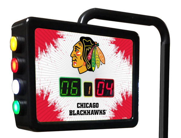 Chicago Blackhawks Electronic Shuffleboard Table Scoreboard