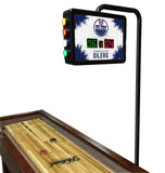 Edmonton Oilers Electronic Shuffleboard Table Scoreboard