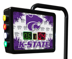 Kansas State University Wildcats Logo Electronic Shuffleboard Table Scoring Unit Close Up