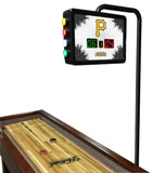 Pittsburgh Pirates Major League Baseball Laser Engraved Shuffleboard Table