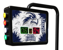 University of North Florida Ospreys Logo Electronic Shuffleboard Table Scoring Unit Close Up