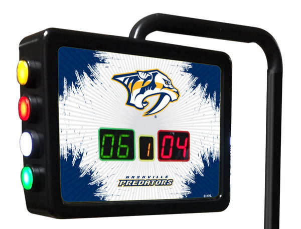 Nashville Predators Electronic Shuffleboard Table Scoreboard