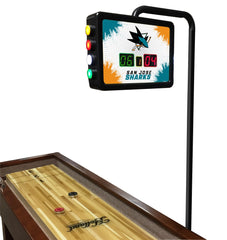 San Jose Sharks Shuffleboard Table Electronic Scoring Unit