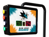 San Jose Sharks Electronic Shuffleboard Table Scoreboard