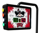 UNLV Rebels Shuffleboard Table | Laser Engraved Logo Shuffleboard Table