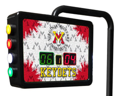 VMI Keydets Logo Electronic Shuffleboard Table Scoring Unit Close Up