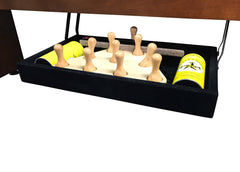 Holland Gameroom Ultimate Shuffleboard Drawer with Shuffleboard accessories
