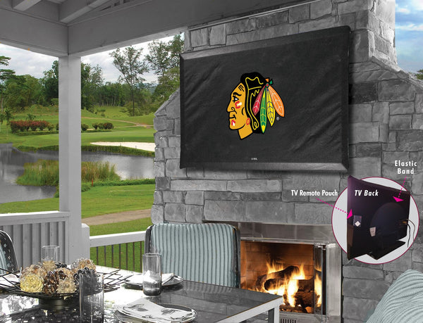 Chicago Blackhawks NHL Team Logo TV Cover