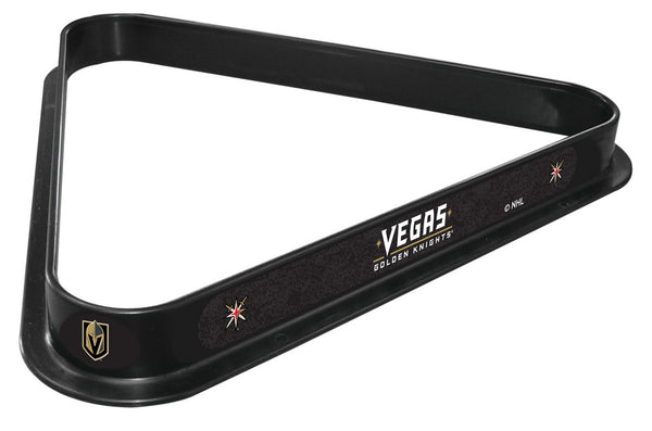 Vegas Golden Knights Billiard Triangle Rack | NHL Vegas Golden Knights Hockey Team Logo Pool Table Triangle