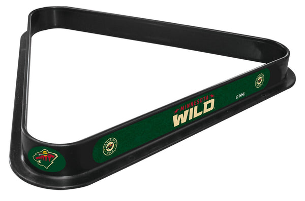 Minnesota Wild Billiard Triangle Rack | NHL Minnesota Wild Hockey Team Logo Pool Table Triangle