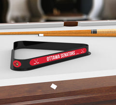 Ottawa Senators Billiard Triangle Rack | NHL Ottawa Senators Hockey Team Logo Pool Table Triangle
