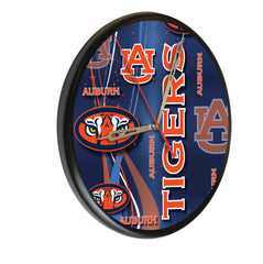Auburn Tigers Printed Wood Clock