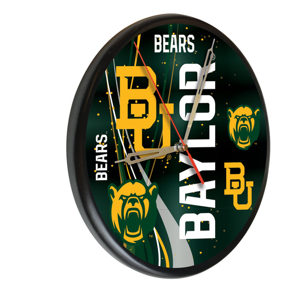 Baylor Bears Printed Wood Clock