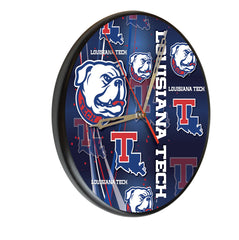 Louisiana Tech Bulldogs Printed Wood Clock