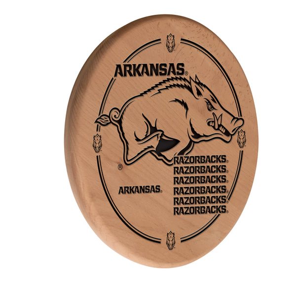 Arkansas Razorbacks Laser Engraved Wood Sign