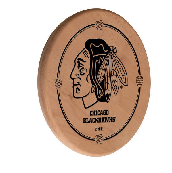 Chicago Blackhawks Engraved Wood Sign