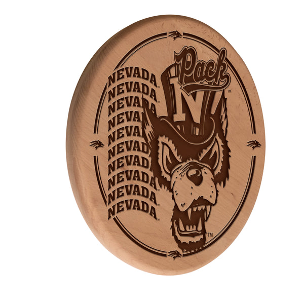 University of Nevada Reno Wolf Pack Laser Engraved Wood Sign