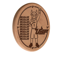 University of South Florida Bulls Laser Engraved Wood Sign