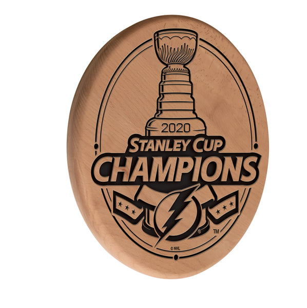 Tampa Bay Lightning 2020 Stanley Cup Championship Engraved Wood Sign