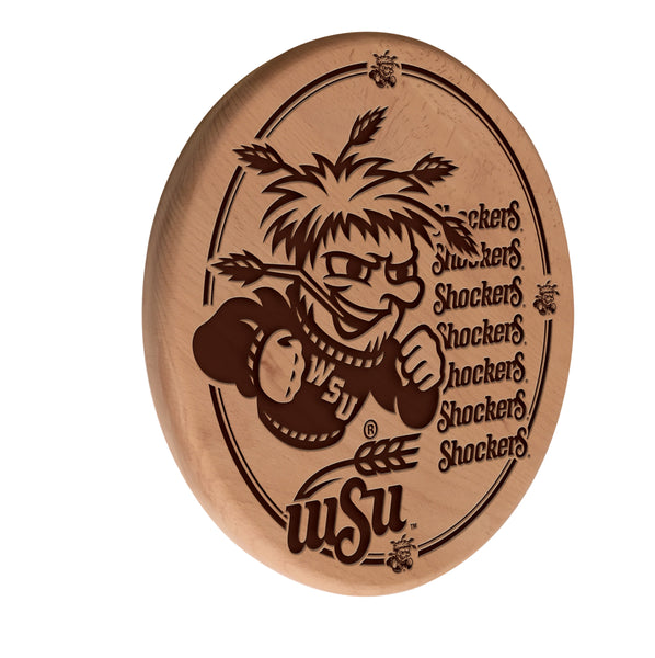 Wichita State Shockers Engraved Wood Sign