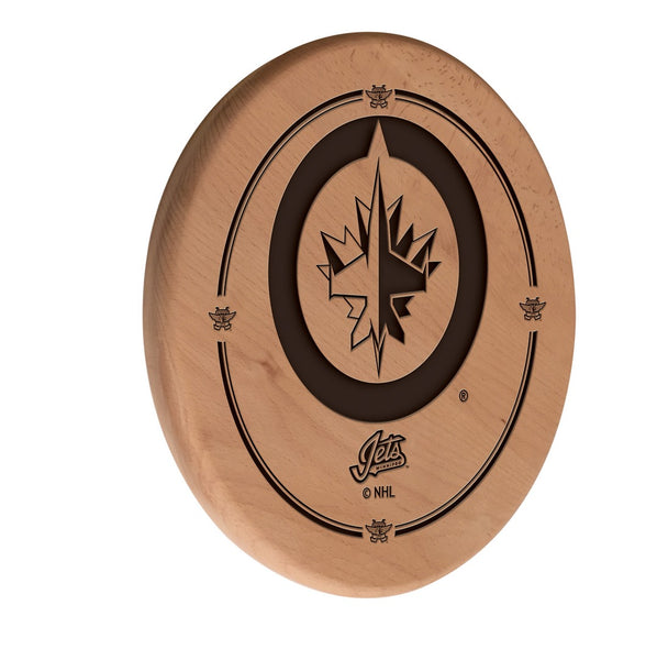 Winnipeg Jets Engraved Wood Sign