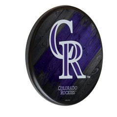 MLB's Colorado Rockies Logo Digitally Printed Wooden Sign Wall Decor from Holland Bar Stool Co.