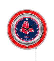 MLB's Boston Red Sox 15 inch Neon Clock