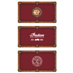 Indian Motorcycle Logo Pool Table Billiard Cloth