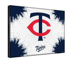 MLB's Minnesota Twins Logo Printed Canvas Wall Art
