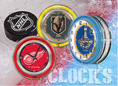 NHL Neon Clocks 19" & 15"