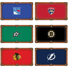 Officially Licensed NHL Logo Pool Table Felt