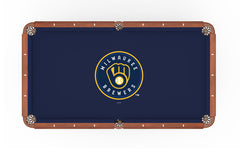 MLB's Milwaukee Brewers Logo Pool Table Cloth