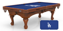 MLB's Los Angeles Dodgers Laser Engraved Pool Table from Holland Bar Stool Co.