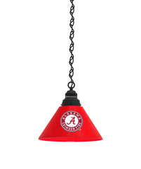 University of Alabama A Script Logo Pendant Billiard Table Light
