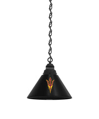 Arizona State University Pitchfork Logo Pendant Billiard Table Light