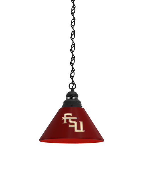 Florida State FSU Script Billiard Table Pendant Light