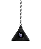 Colorado Rockies MLB Billiard Table Pendant Light